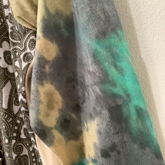 Vanilla Sugar Vintage Y2K Fairy Grunge Fairycore Boho Tie Dye Patchwork Blouse L - Picture 15 of 16